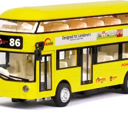 Diecast Metal Alloy London Long Bus Double Decker Bus-image-13