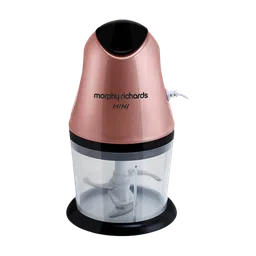 morphy richards Mini 300 Watt Chopper with 4 Blades (Rose Gold)-10