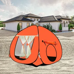 Foldable Popup Kids Multi Color Play Tent House for Multi Purpose-image-4