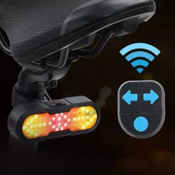 linist Bicycle Turn Signals Remote Control Indicator LED Rear Light USB Rechargeable LED Rear Break Light image 2