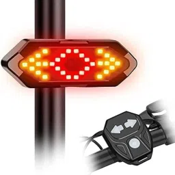 Bicycle Tail Light USB Rechargable Smart Wireless Remote Control LED Front Light-image-32