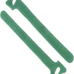 Velcro Cable Tie, Hook and Loop Straps Fastener, Nylon Reusable Self-adhesive Cable Organiser for PC TV USB Network Cable, Velcro Tape for Home and Office-12mm Width and 150mm Length (Green)10pcs Sew-on Velcro-18