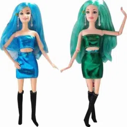 Beautiful Dazzling Doll Combo with Moveable Arms, Legs, Elbow & Knee for Girl|87-image-84