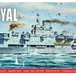 Model Kit - HMS Ark Royal - 1:600 scale-11