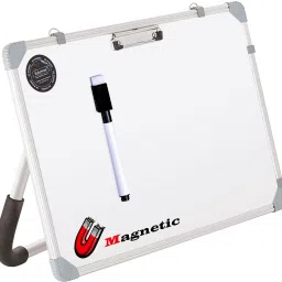 Magnetic Magnetic Dry Erase 1.5x2 Feet White Board with Stand | Standing Whiteboard | 1.5x2 Feet Standing Whiteboard With 1 Cap-Duster Marker. Whiteboards-image-54