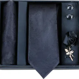 RANDOM STRIPE Satin Tie & Cufflink-image-23