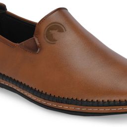 Synthetic Leather Lightweight Slip On for Daily Use | Mild Waterproof Protection Slip On For Men-image-65