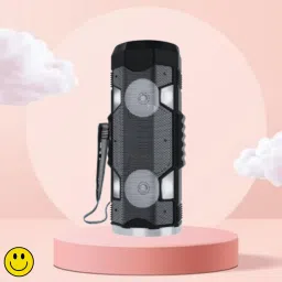 FRONY Play (PORTABLE BLUETOOTH PARTY SPEAKER) With Karaoke Mic, High Quality SoundP417 20 W Bluetooth Party Speaker-picture-12