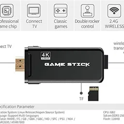Avista 2.4G Wireless Controller Gamepad 4 GB with Preloaded Games: Enjoy a vast library of classic and modern games image 5
