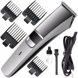 KJH Heavy Duty Hair Trimmer Rechargeable Hair Clipper Beard Shaver Razor Grooming Kit 70 minRuntime 4 Length Settings-image-83