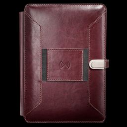 William Penn Superbook 8000 mAh Power Bank Diary (1 Port, 3 Card Slots, Coffee Brown)-19