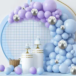 silver Mermaid Balloons For Birthday Decoration Birthday Decoration Items-image-23