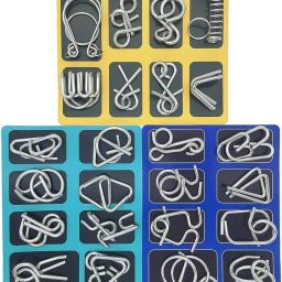 Metal Puzzles Brain Teaser , Metal Puzzle Toys for Gift, Disentanglement Puzzle-image-49