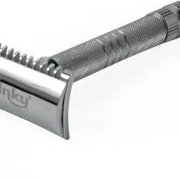 DOUBLE EDGE BRASS SAFETY RAZOR (T5001-OC) OPEN COMB, Men-4
