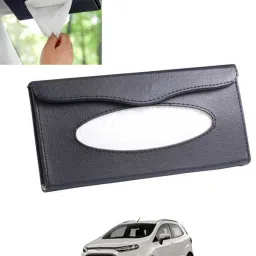 Universal Leatherite Rectangle Black Tissue Box For Car/office/Home-82 Vehicle Tissue Dispenser-image-51