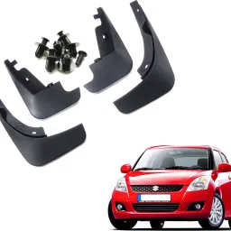 Mud Flap, Front Mud Guard, Rear Mud Guard For Maruti Swift 2012-7