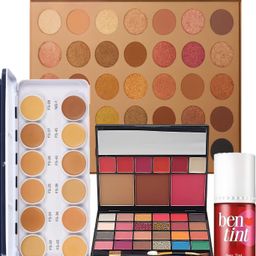 huda crush Diwali Gift Box Makeup Kit - 2Pcs Eyeshadow Palette, Foundation & Liquid Blusher-picture-12