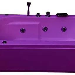 Prestige 4 ft Jacuzzi with Bubble Bath & Filler System - Magenta Free-standing Bathtub-image-91