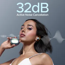 boat Nirvana Ion 32dB Active Noise Cancellation, 120HRS, Bionic Mode, HIFI5 Bluetooth Headset image 3