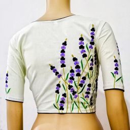 Round Neck Women Blouse-image-59