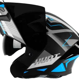 SBA-20 Hunt ISI Certified Flip-Up Graphic Helmet for Men with Inner Sun Shield Motorbike Helmet-image-4