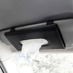 Tissue Box for Car Visor,PU Leather Clip Sun Visor Tissue Car Accessories Visor Vehicle Tissue Dispenser-picture-11