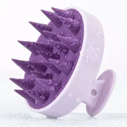 Silicone Scalp Scrubber Hair Shampoo Brush-image-58