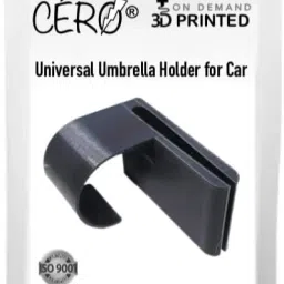 3D Printed Universal Umbrella Holder for Car (Black PLA Plastic)-47