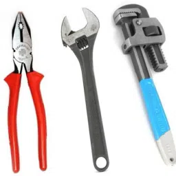 1621-8inch Plier,1172-10inch Adjustable Wrench & 1273-12inch Pipe Wrench Hand Tool Kit-3