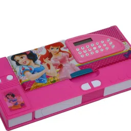 Wimbley Kids Multi Purpose Jumbo Pencil Box in Princess for Girls Wimbley Kids Multi Purpose Jumbo Pencil Box in Princess for Girls Art Plastic Pencil Box-image-15