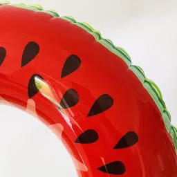 4myl Inflatable Pool Float, Watermelon Shaped Summer Pool Swimming Float Tube Ring image 3