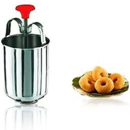 Stainless Steel Medu Vada Maker with Stand Vada Maker-image-11