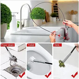 webdealz Bathroom Sink, Kitchen Sink, Bathtub, Floor, Basin Plastic, Stainless Steel Push Down Strainer-picture-44