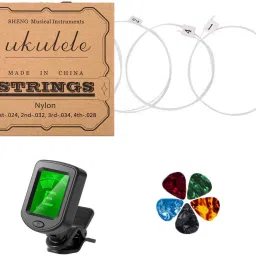 Ukulele String with Guitar Tuner and Picks for Acoustic Electric Bass Guitars Concert Ukelele Strings-picture-6