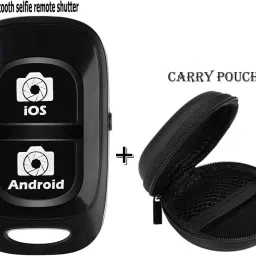 POZUB Wireless Video Photo Selfie Shutter Bluetooth +Carry PouchCamera Remote Control-10
