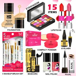 15 Pcs. Xclusive Makeup Kit XCM01S053-7