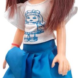 Doll Set Movable Arms Cute Blinking Eye Fashionable Doll for Kids Girls-image-18