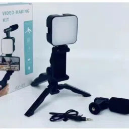 THEMRCREATIOn Vlogging Kit for Mobile YouTube Video Making Kit OKJ3 Tripod image 4