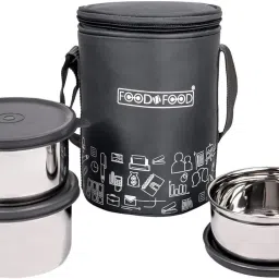 Executive Lite 2 Containers 450ml Each & 1 350ml Leak-Proof with Insulated Bag 3 Containers Lunch Box-27