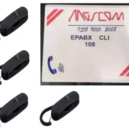 mascom 108 INTERCOM SYSTEM WITH FOUR HANDY PHONE Corded & Cordless Landline Phone image 2