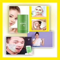 Green Tea Cleansing Mask Stick for Face | For Blackheads, Whiteheads,Oil ControlFace Shaping Mask-75