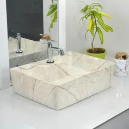 2 in 1 Table Top & Wall Mount Premium Ceramic Wash Basin(M.40) (16*12*5) (16*12*5)(M.40) Wall Hung Basin-7