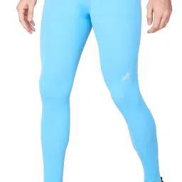 Solid Men Blue Tights-image-36