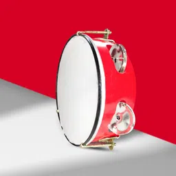 dokchan khanjari Tambourine Musical Instrument | Multicolor Dafli (Diameter - 6in) Daf Instrument-picture-14