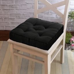 Microfibre Solid Chair Pad Pack of 1-image-37