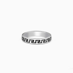 Sterling Silver Zircon Rhodium Plated Ring-image-20