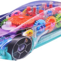 houseofcommon Transparent Musical Concept Racing Car with 3D Flashing LED Lights for Kids-553-picture-19