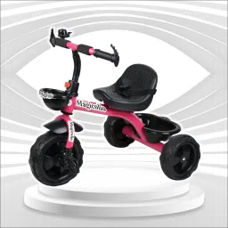 MAGICOLIO Tricycle for Kids Ride on with Storage Space NEW PINK BST 002 Tricycle-7
