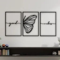 Good Vibes MDF Plaque Cutout Ready To Hang Home Office Decor Wall Art-image-25