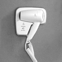 CUROVIT ABS Bancy Wall Mounted Hair dryer with Holder Suitable for Bedroom Dressing Room Hair Dryer-image-87